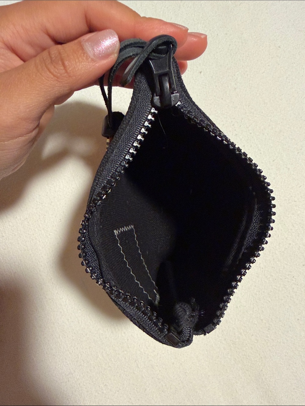 R. Riveter Black Canvas Zipper Pouch - Picture 2 of 3